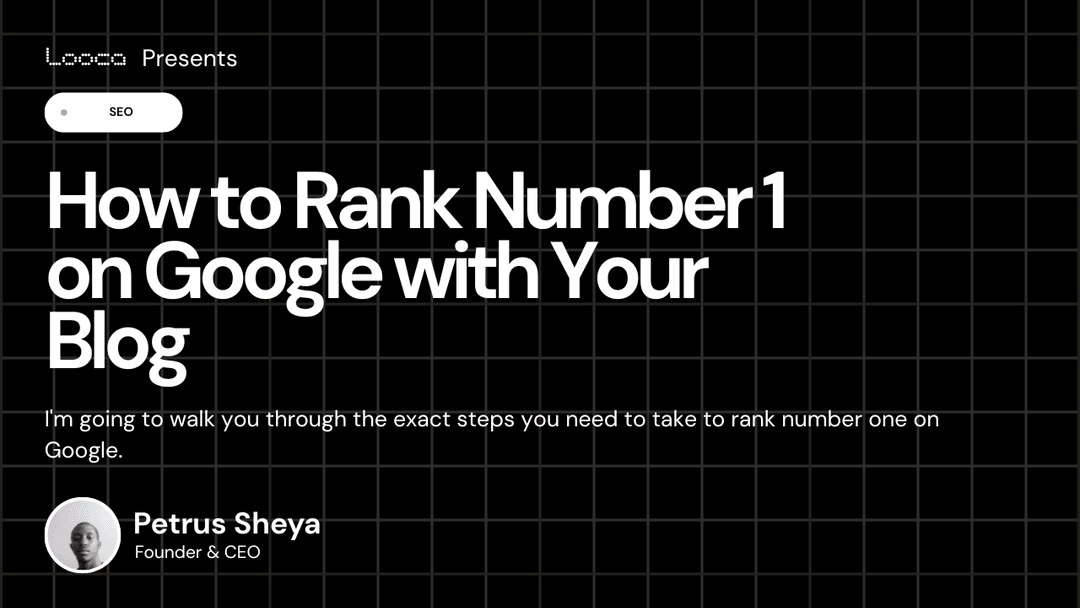 How to Rank Number 1 on Google with Your Blog
