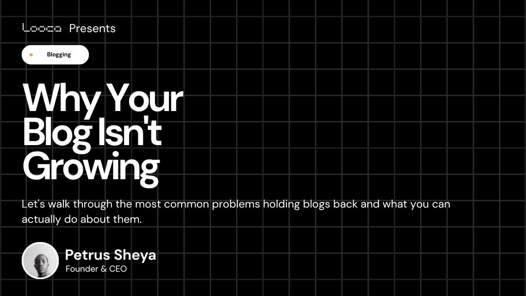 Why Your Blog Isn't Growing (And How to Fix It)