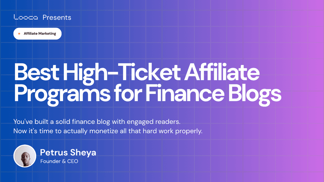 10 Best High-Ticket Affiliate Programs for Established Finance Blogs