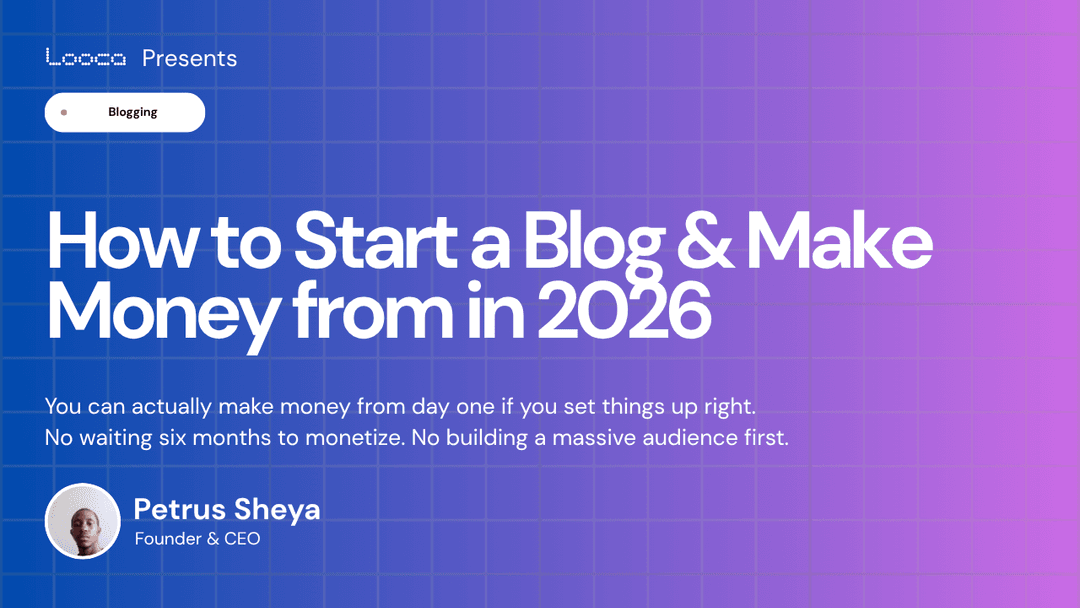 How to Start a Blog & Make Money from Day 1 in 2026