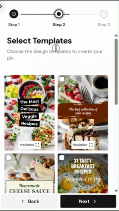 Choose your templates
